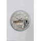 40 cm Aynalı Krom Metal Lüks Duvar Saati