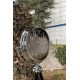 150 Cm Krom Metal Aynalı Ayaklı Tripot Saat
